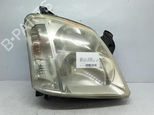 Used Right headlight OPEL MERIVA A MPV (X03) 1.6 (E75) (105 hp) 20378960