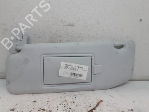 Used Left sun visor PEUGEOT 208 I (CA_, CC_) 1.5 BlueHDI 100 (102 hp) 20381429