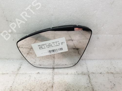 Used Left mirror glass PEUGEOT 208 I (CA_, CC_) 1.6 HDi (92 hp) 25907945