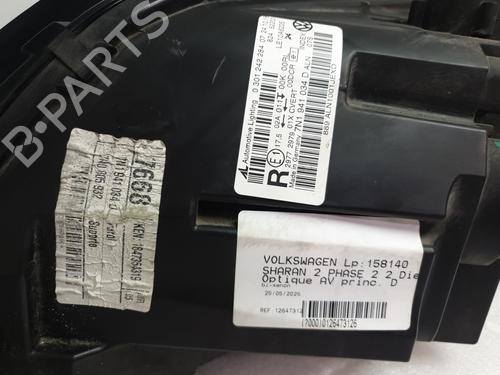 Used Right headlight Right headlight VW SHARAN (7N1, 7N2) 2.0 TDI (150 hp) 36141088 36141088