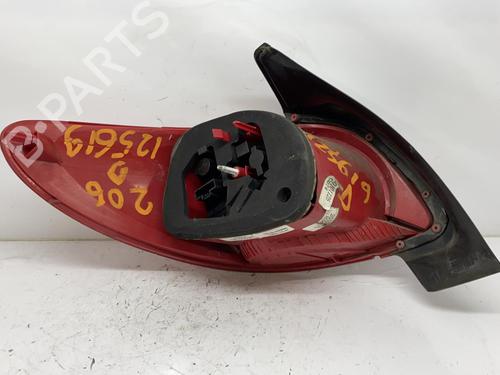 Used Right taillight PEUGEOT 206+ (2L_, 2M_) 1.4 HDi eco 70 (68 hp) 20373650