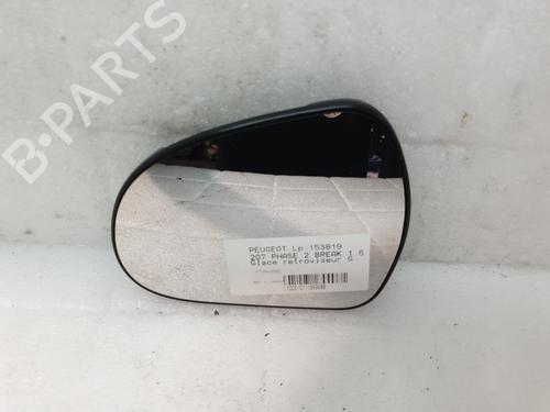 Used Left mirror glass PEUGEOT 207 SW (WK_) 1.6 HDi (92 hp) 29165984