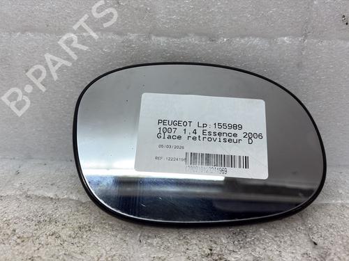 Used Right mirror glass Right mirror glass PEUGEOT 1007 (KM_) 1.4 (75 hp) 33200963 33200963