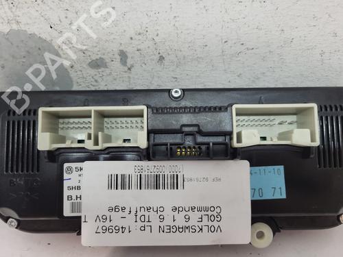 Climate control VW GOLF VI (5K1) 1.6 TDI | BP20381347I5 