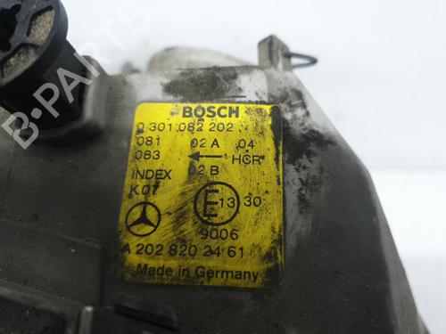 Used Right headlight Right headlight MERCEDES-BENZ C-CLASS (W202) C 220 CDI (202.133) (125 hp) 20383742 20383742