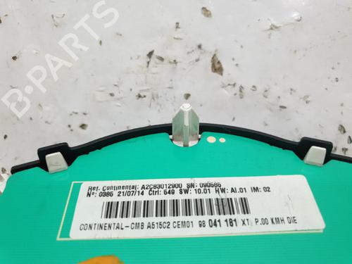 Instrument cluster CITROËN C3 II (SC_) 1.4 HDi 70 (SC8HZC, SC8HR0, SC8HP4) | BP20381615C47 