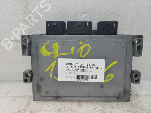 Used Control unit RENAULT CLIO II (BB_, CB_) 1.2 16V (BB05, BB0W, BB11, BB27, BB2T, BB2U, BB2V, CB05,... (75 hp) 31376317
