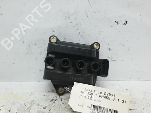 Used Ignition coil Ignition coil RENAULT TWINGO I (C06_) 1.2 16V (C06C, C06D, C06K) (75 hp) 20383316 20383316
