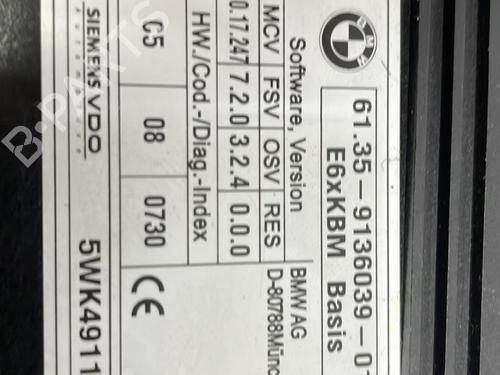 Used Electronic module BMW 5 (E60) 520 d (163 hp) 29415669