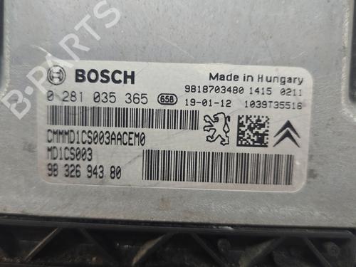 Control unit CITROËN C3 III Van (SX_, SY_) BlueHDi 100 | BP29893301M11 
