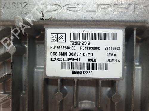 Control unit CITROËN C5 III (RD_) 2.0 HDi 140 (RDRHF8, RDRHFA, RDRHA8, RDRHAJ) | BP31189035M11 - Image 4