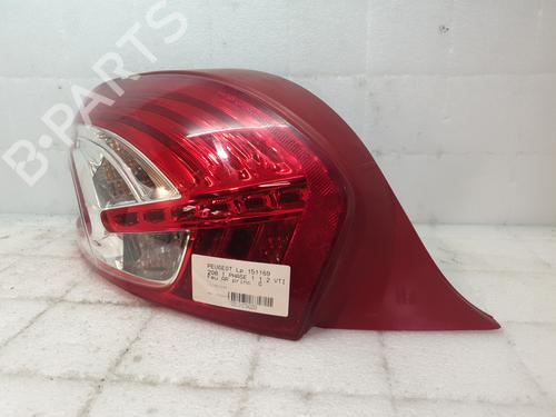 Left taillight PEUGEOT 208 I (CA_, CC_) 1.2 VTI 82 | BP26892360C34 