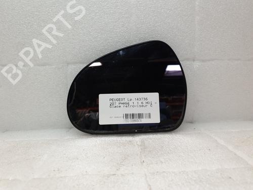 Left mirror glass PEUGEOT 207 (WA_, WC_) 1.6 HDi | BP22940065C148 