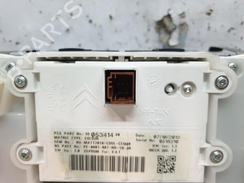 Used Instrument cluster Instrument cluster PEUGEOT 2008 I (CU_) 1.6 HDi (92 hp) 20381645 20381645