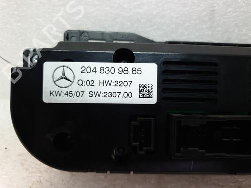 Climate control MERCEDES-BENZ C-CLASS (W204) C 220 CDI (204.008) | BP20674183I5 