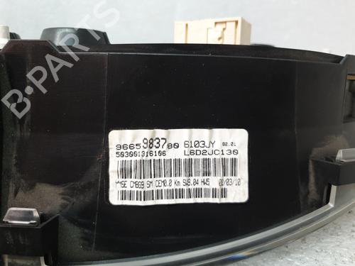 Used Instrument cluster Instrument cluster CITROËN BERLINGO Box Body/MPV (B9) 1.6 HDi 75 (75 hp) 22357207 22357207