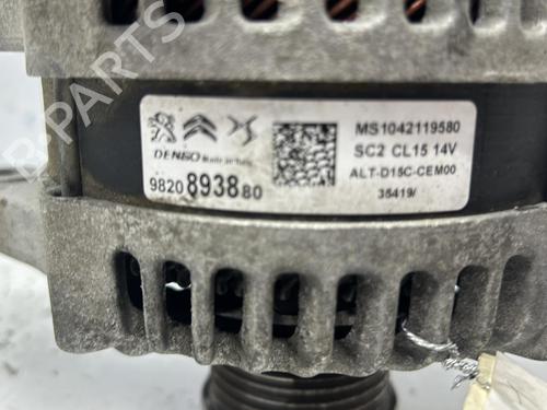 Alternator PEUGEOT 208 I (CA_, CC_) 1.5 BlueHDI 100 | BP20382256M7 