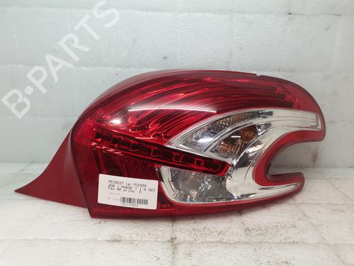 Used Right taillight PEUGEOT 208 I (CA_, CC_) 1.6 HDi (92 hp) 27174359