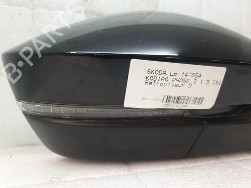 Right mirror SKODA KODIAQ I (NS6, NS7, NV7) 1.5 TSI | BP30146688C27 