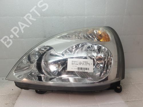 Used Left headlight RENAULT CLIO II (BB_, CB_) 1.2 16V (BB05, BB0W, BB11, BB27, BB2T, BB2U, BB2V, CB05,... (75 hp) 31695993