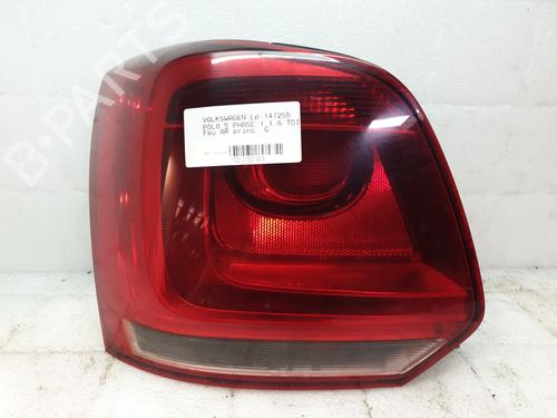 Used Left taillight VW POLO V (6R1, 6C1) 1.6 TDI (90 hp) 26038129