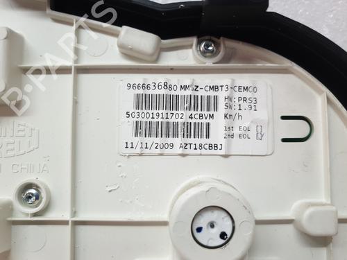 Used Instrument cluster Instrument cluster PEUGEOT 206+ (2L_, 2M_) 1.4 HDi eco 70 (68 hp) 22185501 22185501