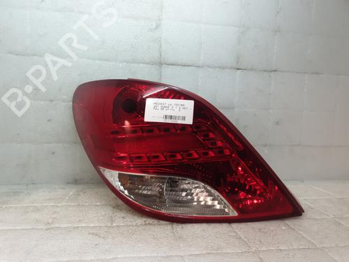 Used Left taillight PEUGEOT 207 (WA_, WC_) 1.4 HDi (68 hp) 30638002