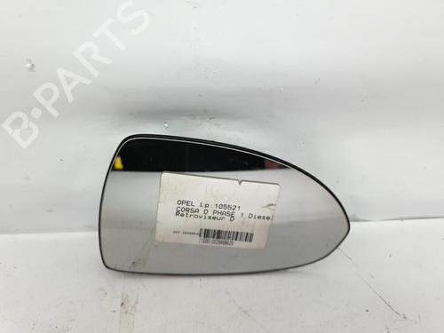 Right mirror glass OPEL CORSA D (S07) 1.3 CDTI (L08, L68) | BP20377228C147 