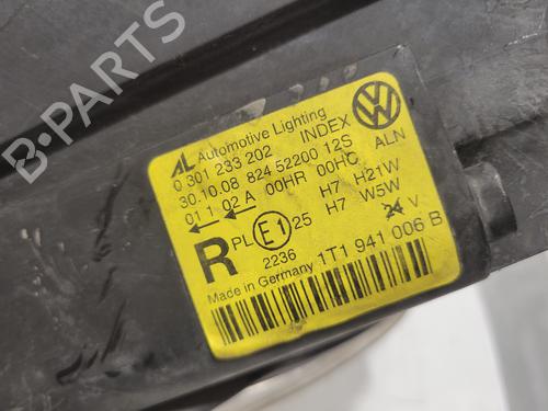 Used Right headlight Right headlight VW TOURAN (1T1, 1T2) 1.9 TDI (105 hp) 39891985 39891985