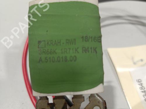 Used Heater resistor RENAULT KANGOO Express (FW0/1_) 1.5 dCi 75 (FW07, FW10, FW04) (75 hp) 22581068