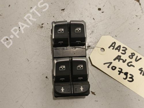 Used Left front window switch AUDI A3 Sportback (8VA, 8VF) 1.6 TDI (110 hp) 22571737