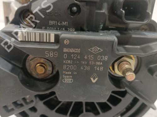 Used Alternator Alternator DACIA LOGAN (LS_) 1.4 (LS0A, LS0C, LS0E, LS0G) (75 hp) 22579134 22579134