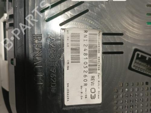 Instrument cluster RENAULT MEGANE III Hatchback (BZ0/1_, B3_) 1.5 dCi (BZ09, BZ0D, BZ1W, BZ29, BZ14) | BP22583531C47 