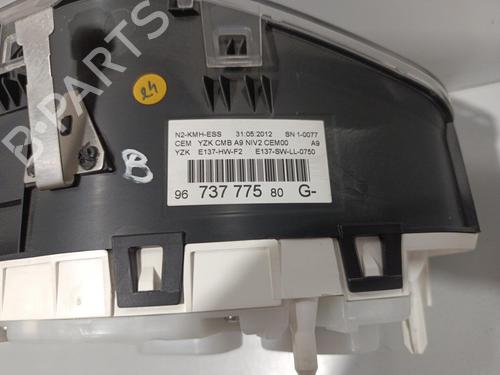 Instrument cluster PEUGEOT 208 I (CA_, CC_) 1.2 VTI 82 | BP22586912C47 