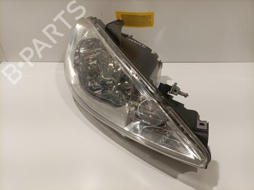 Right headlight PEUGEOT 206 CC (2D) 1.6 16V (2DNFUF, 2DNFUR) | BP22582909C29 