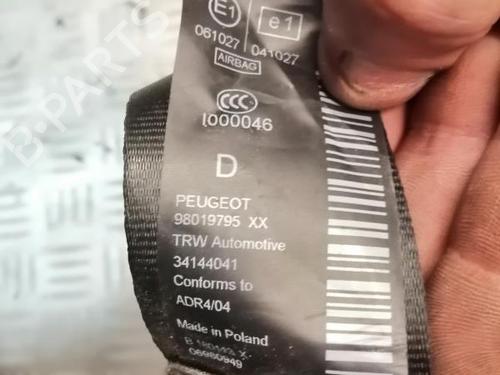 Front right belt tensioner PEUGEOT 3008 I MPV (0U_) 1.6 HDi | BP22578195C88 
