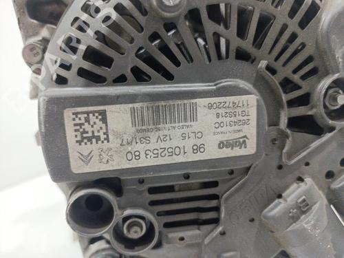 Used Alternator Alternator PEUGEOT 208 I (CA_, CC_) 1.6 HDi / BlueHDi 75 (75 hp) 22581093 22581093