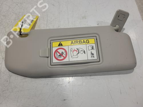 Used Right sun visor PEUGEOT 208 I (CA_, CC_) 1.2 VTI 82 (82 hp) 31128946