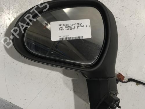 Used Left mirror PEUGEOT 207 SW (WK_) 1.6 HDi (109 hp) 28329319