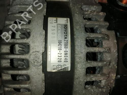 Used Alternator Alternator TOYOTA YARIS (_P9_) 1.4 D-4D (NLP90_, NLP90R) (90 hp) 22575815 22575815