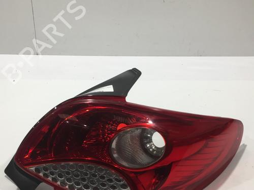 Used Right taillight PEUGEOT 206+ (2L_, 2M_) 1.1 (60 hp) 24212555