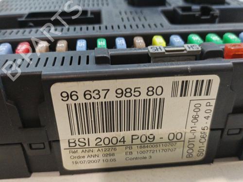 Fuse box CITROËN C4 Coupe (LA_) 1.6 HDi | BP26297038E1 