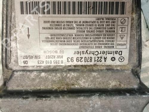 ECU airbags MERCEDES-BENZ S-CLASS (W221, V221) S 350 BlueTec (221.026, 221.126) | BP22583918M53 
