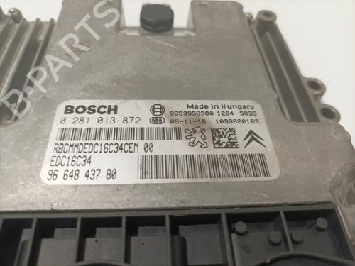 Engine control unit (ECU) PEUGEOT 407 (6D_) 1.6 HDi 110 (6D9HZC, 6D9HYC) | BP22578968M57 