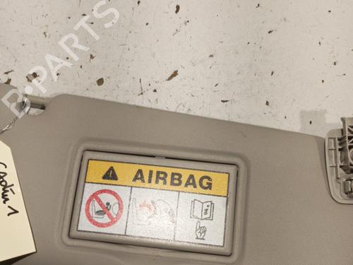 Used Right sun visor Right sun visor RENAULT CAPTUR I (J5_, H5_) 1.5 dCi 90 (J5N4, J5M5, J5MW, J5M6, J5AL, J5AJ) (90 hp) 22570267 22570267