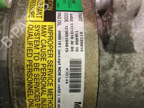 Used AC compressor MINI MINI (R50, R53) Cooper (116 hp) 22587351