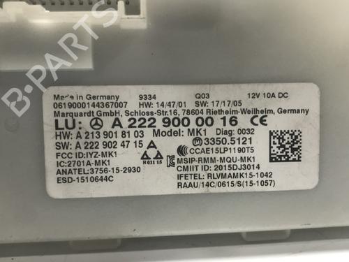 Used Electronic module Electronic module MERCEDES-BENZ EQC (N293) EQC 400 4-matic (293.890) (408 hp) 25653230 25653230