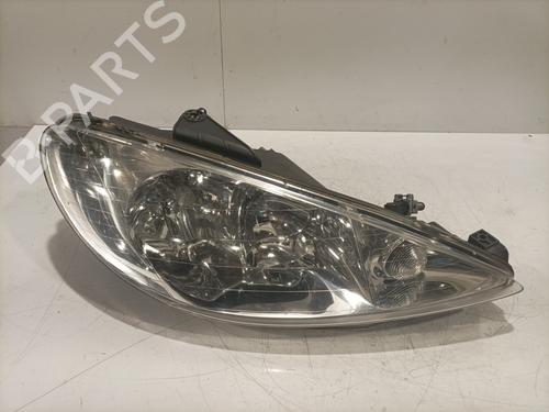 Used Right headlight PEUGEOT 206 Hatchback (2A/C) 1.4 HDi eco 70 (68 hp) 30860953