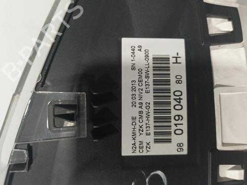 Instrument cluster PEUGEOT 208 I (CA_, CC_) 1.4 HDi | BP22572729C47 