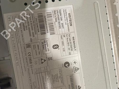 Radio RENAULT CLIO IV (BH_) 1.5 dCi 75 | BP22575224E6 